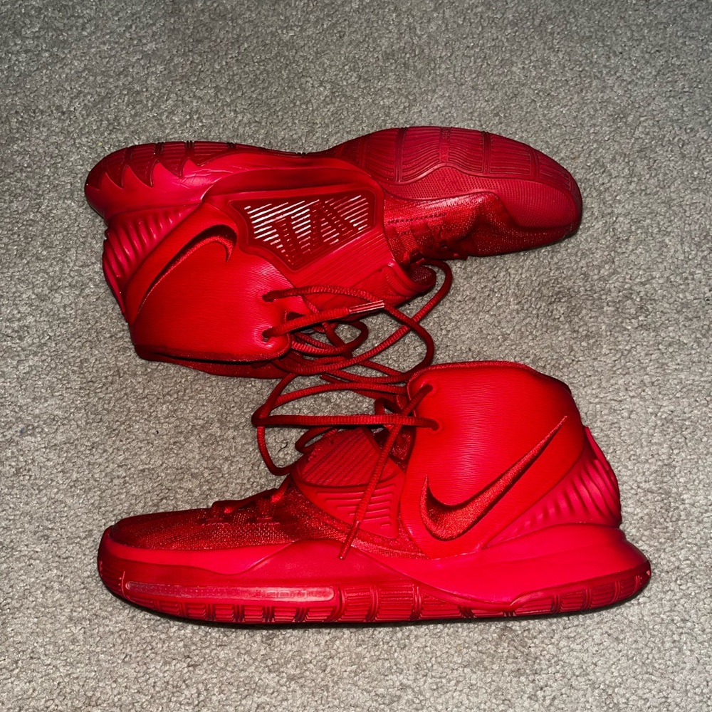 Nike kyrie 6 Nike id Vibrant Red Athletic Shoes